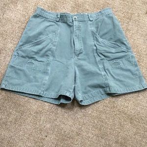 plus high waist rise Columbia cargo shorts utility